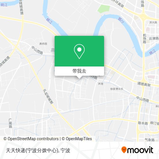 天天快递(宁波分拨中心)地图