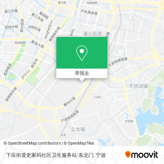 下应街道史家码社区卫生服务站-东北门地图