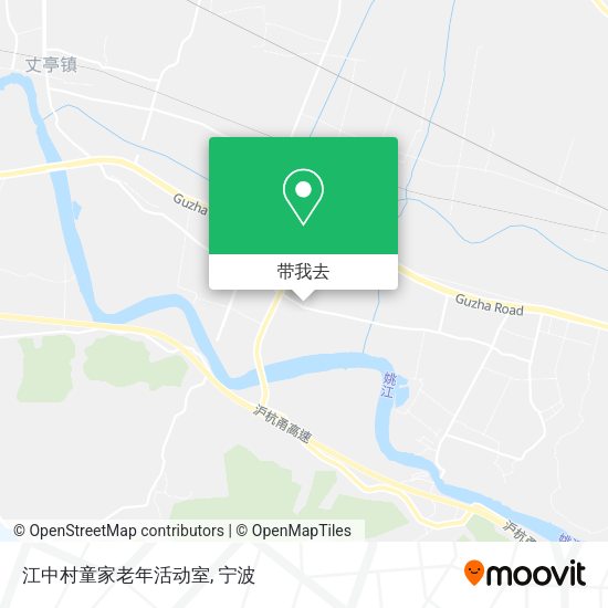 江中村童家老年活动室地图