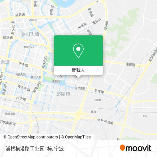 浦根横港路工业园1栋地图