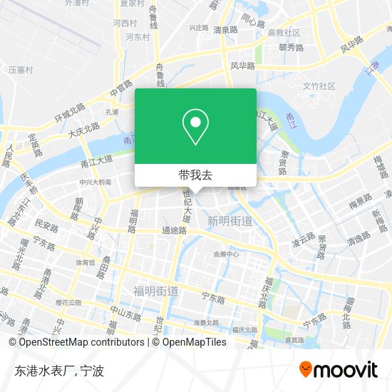 东港水表厂地图