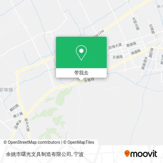 余姚市曙光文具制造有限公司地图