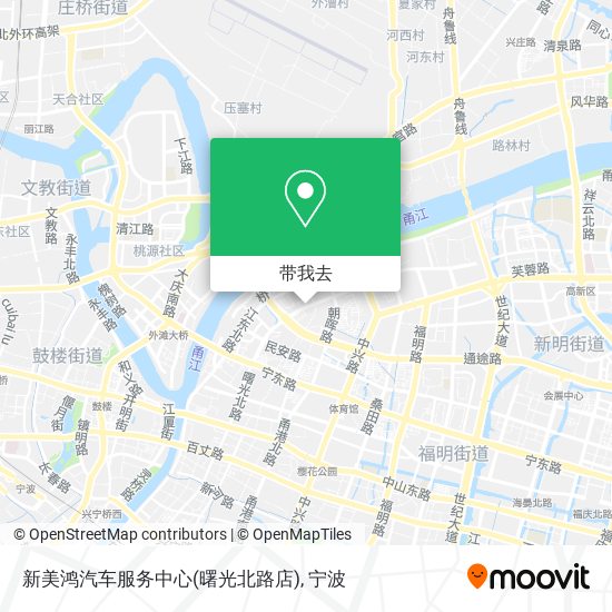 新美鸿汽车服务中心(曙光北路店)地图