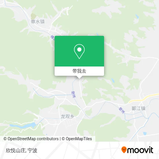 欣悦山庄地图
