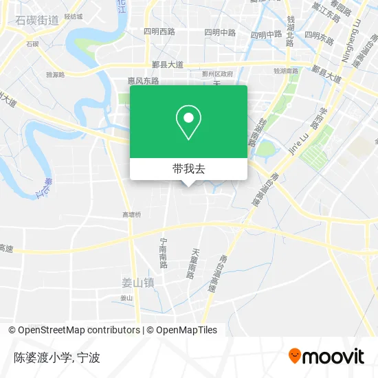陈婆渡小学地图