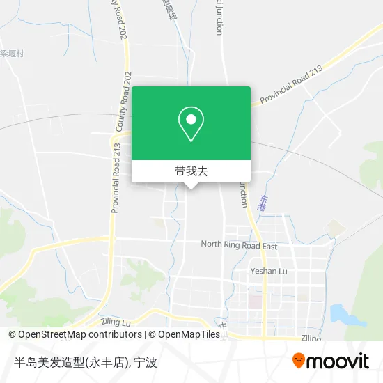 半岛美发造型(永丰店)地图