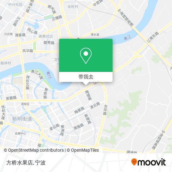 方桥水果店地图