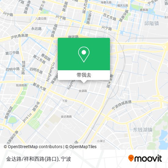 金达路/祥和西路(路口)地图