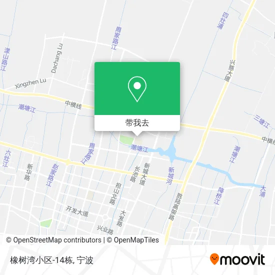 橡树湾小区-14栋地图
