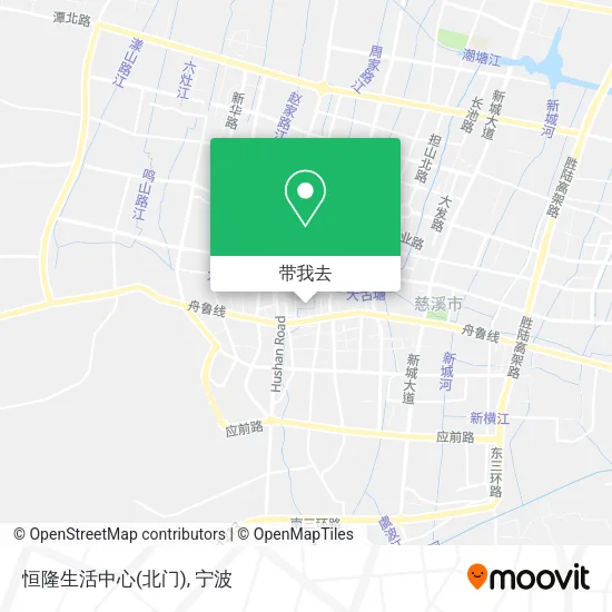 恒隆生活中心(北门)地图