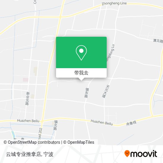 云城专业推拿店地图
