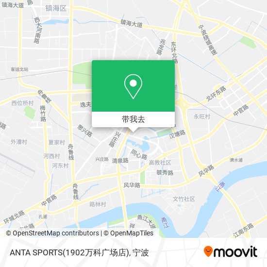 ANTA SPORTS(1902万科广场店)地图