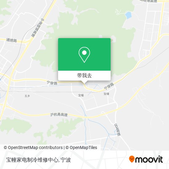 宝幢家电制冷维修中心地图