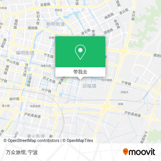 万众旅馆地图