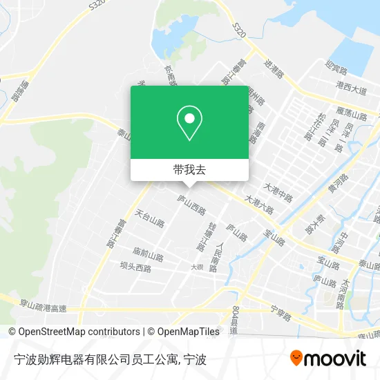 宁波勋辉电器有限公司员工公寓地图