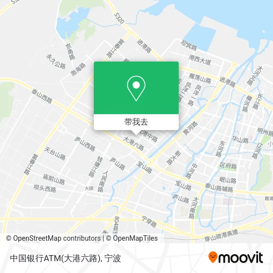 中国银行ATM(大港六路)地图