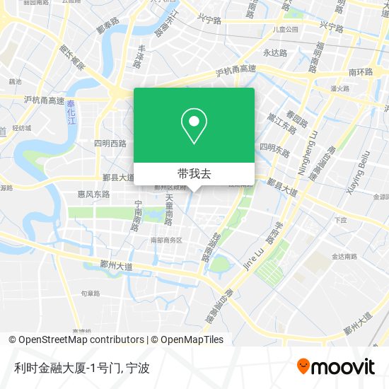 利时金融大厦-1号门地图