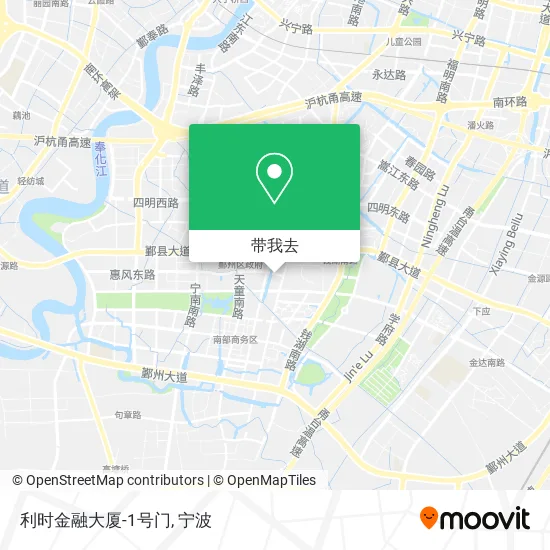 利时金融大厦-1号门地图