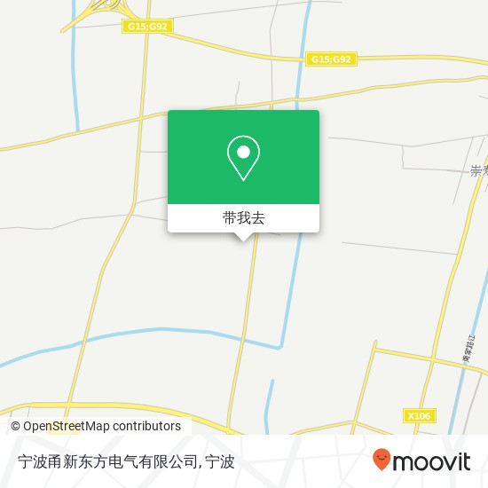 宁波甬新东方电气有限公司地图