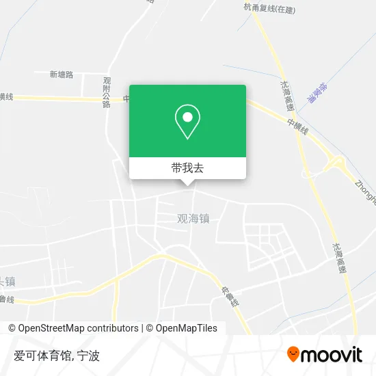 爱可体育馆地图