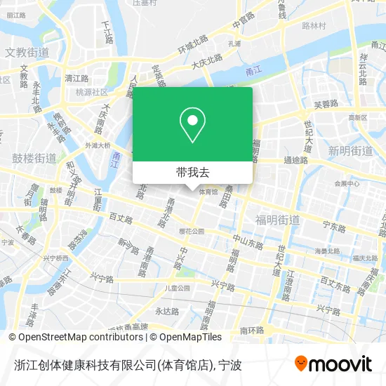 浙江创体健康科技有限公司(体育馆店)地图