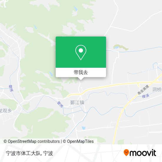 宁波市体工大队地图