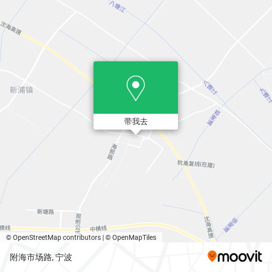 附海市场路地图