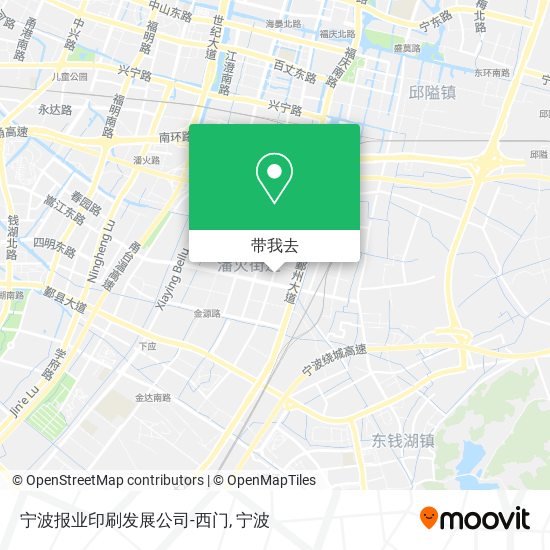 宁波报业印刷发展公司-西门地图