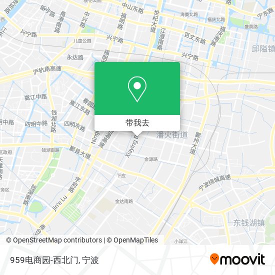 959电商园-西北门地图