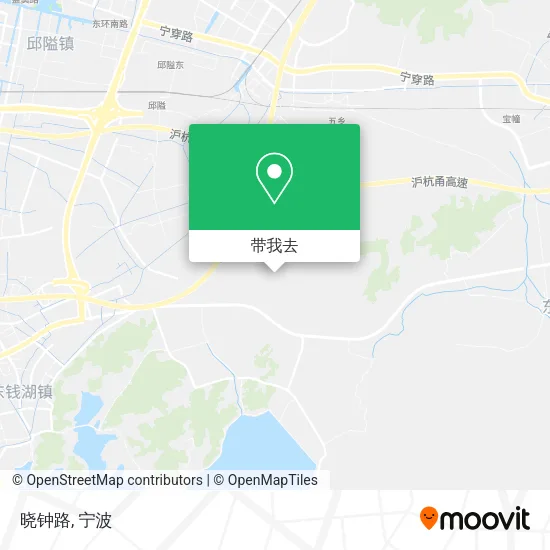 晓钟路地图
