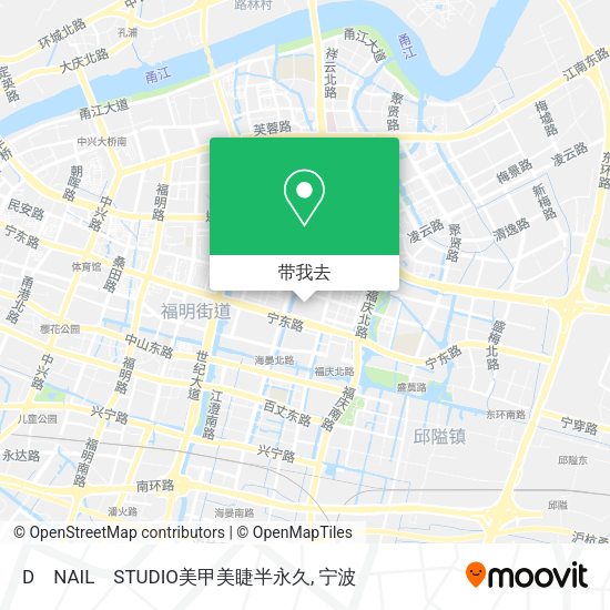 D　NAIL　STUDIO美甲美睫半永久地图