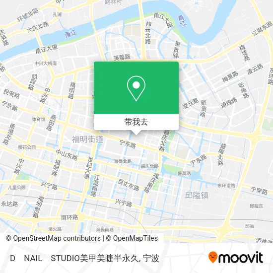 D　NAIL　STUDIO美甲美睫半永久地图