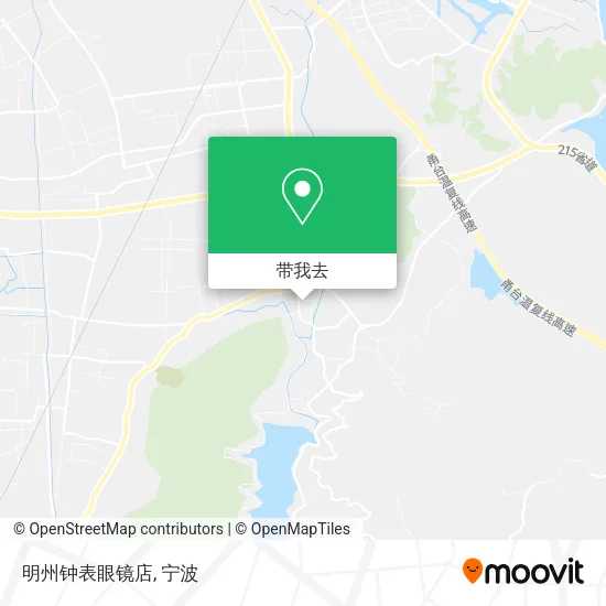 明州钟表眼镜店地图