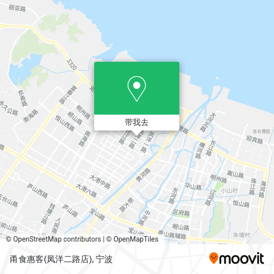 甬食惠客(凤洋二路店)地图
