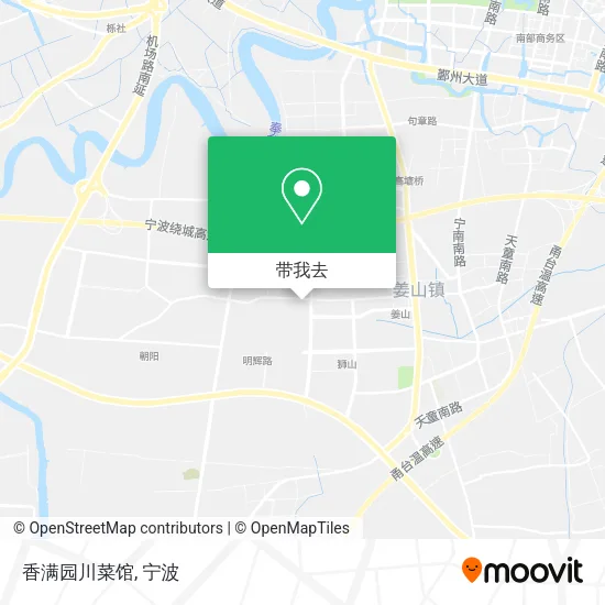 香满园川菜馆地图
