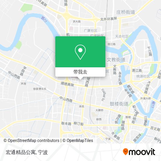 宏通精品公寓地图