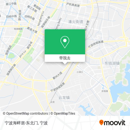 宁波海畔居-东北门地图