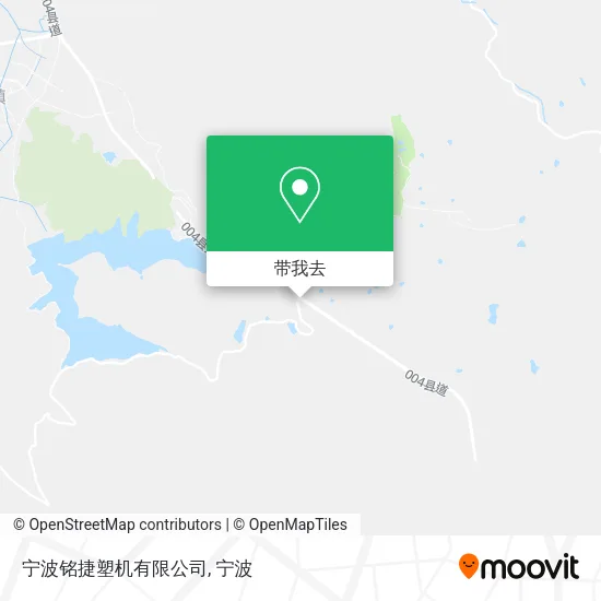 宁波铭捷塑机有限公司地图