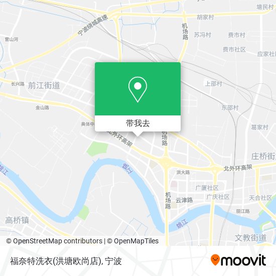 福奈特洗衣(洪塘欧尚店)地图