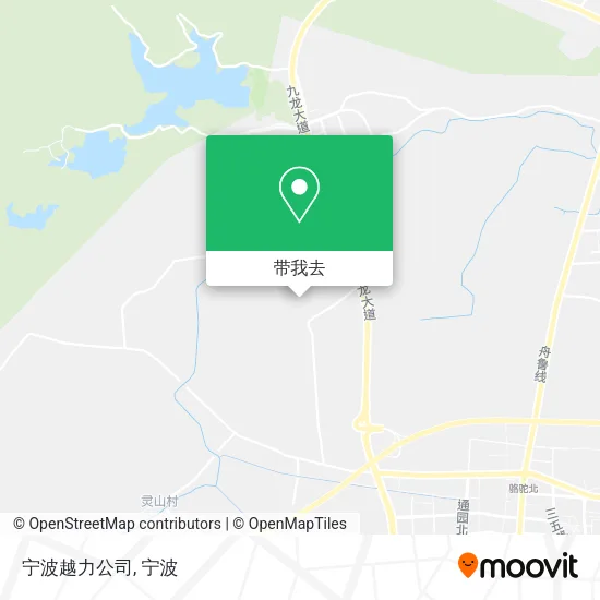 宁波越力公司地图
