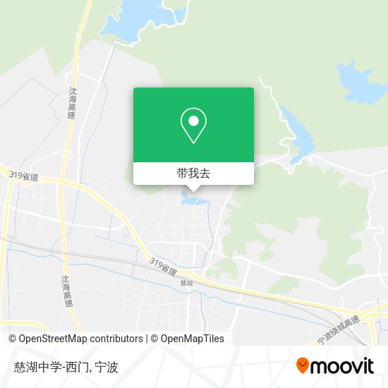 慈湖中学-西门地图