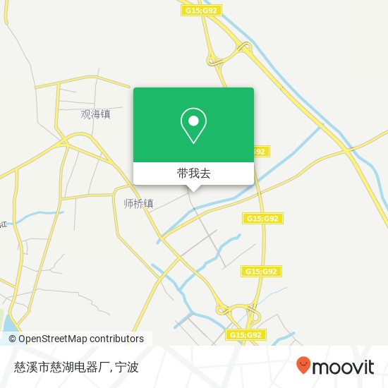 慈溪市慈湖电器厂地图