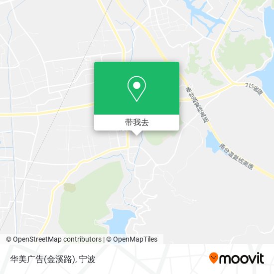华美广告(金溪路)地图