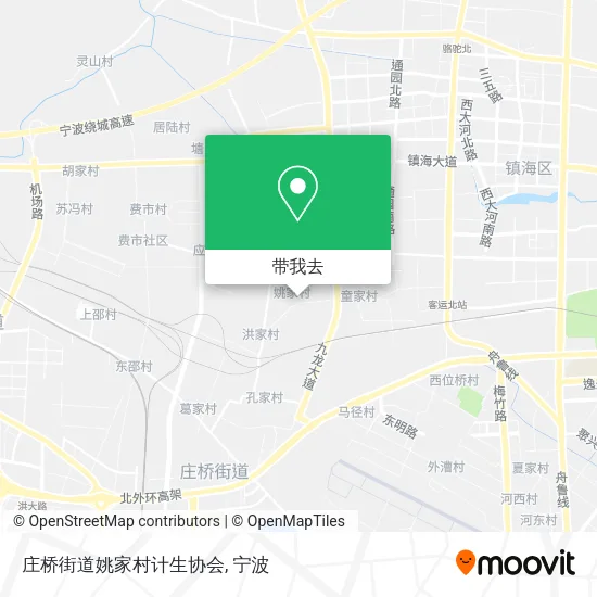 庄桥街道姚家村计生协会地图