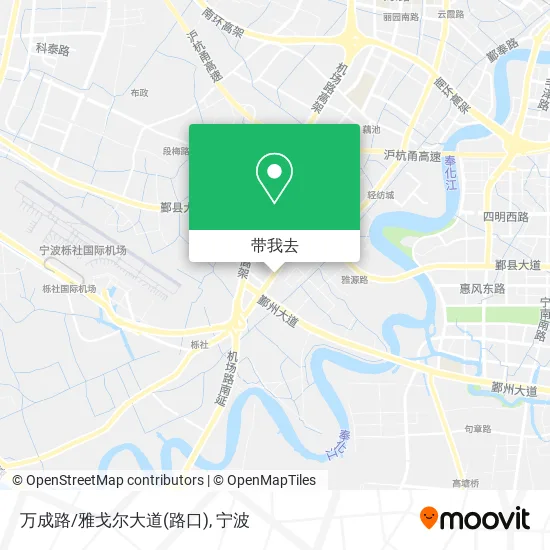 万成路/雅戈尔大道(路口)地图