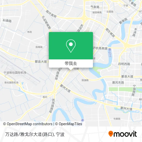 万达路/雅戈尔大道(路口)地图