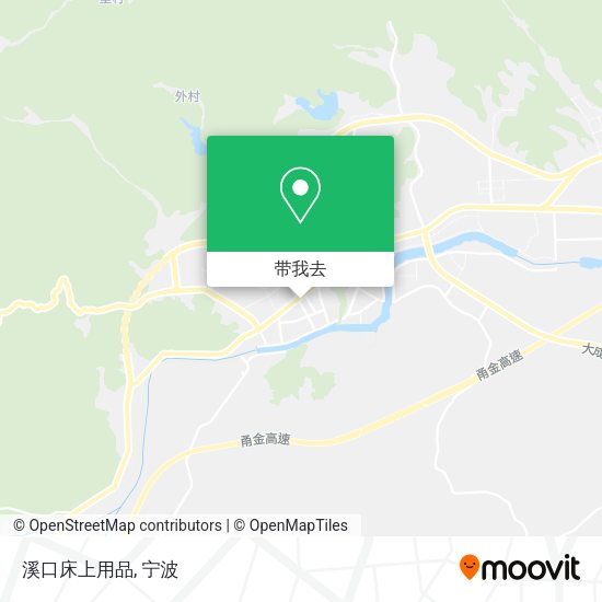 溪口床上用品地图
