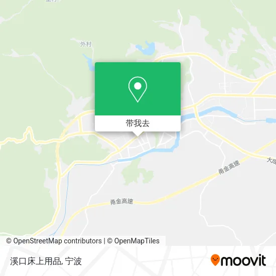 溪口床上用品地图
