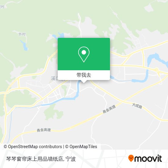 琴琴窗帘床上用品墙纸店地图
