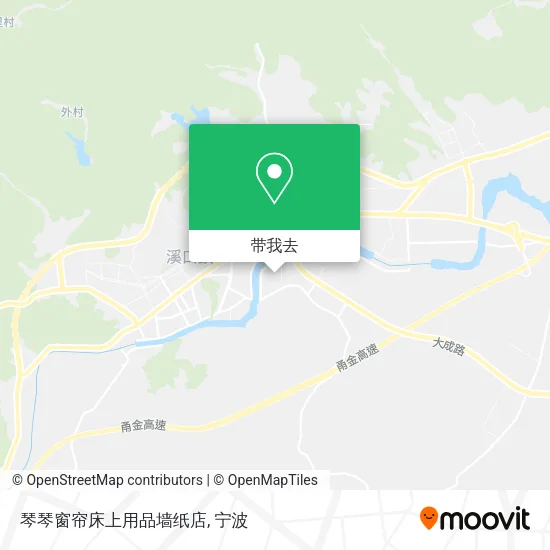 琴琴窗帘床上用品墙纸店地图